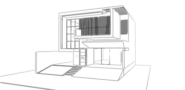 Modern Villa  Modeled with SketchUp and Rendered with Lumion - Image 2