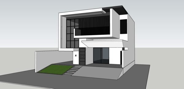 Modern Villa  Modeled with SketchUp and Rendered with Lumion - Image 6