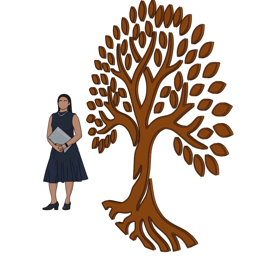 Tree of Life SketchUp Model — angled view
