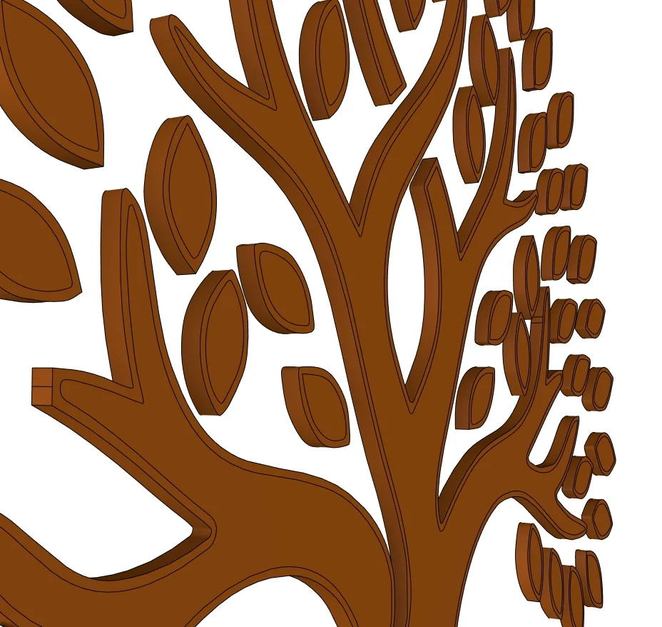 Tree of Life SketchUp Model — geometry detail